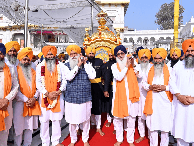 ਸ਼ਹੀਦ ਭਾਈ ਤਾਰਾ ਸਿੰਘ ਵਾਂ ਦੀ 300 ਸਾਲਾ ਸ਼ਹੀਦੀ ਸ਼ਤਾਬਦੀ ਨੂੰ ਸਮਰਪਿਤ ਸ੍ਰੀ ਅਕਾਲ ਤਖ਼ਤ ਸਾਹਿਬ ਤੋਂ ਆਰੰਭ ਹੋਇਆ ਖਾਲਸਾ ਮਾਰਚ