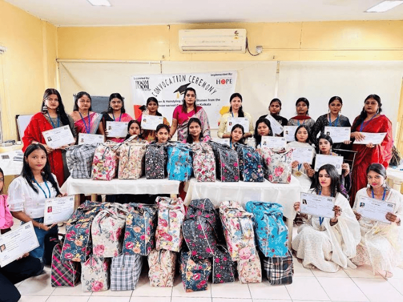 Convocation of vocational training students from The Hope Foundation’s Life-Skills Training Center