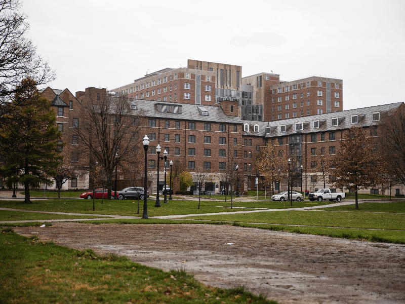 The Ohio State University campus in Columbus, Ohio, U.S., November 25, 2020. 