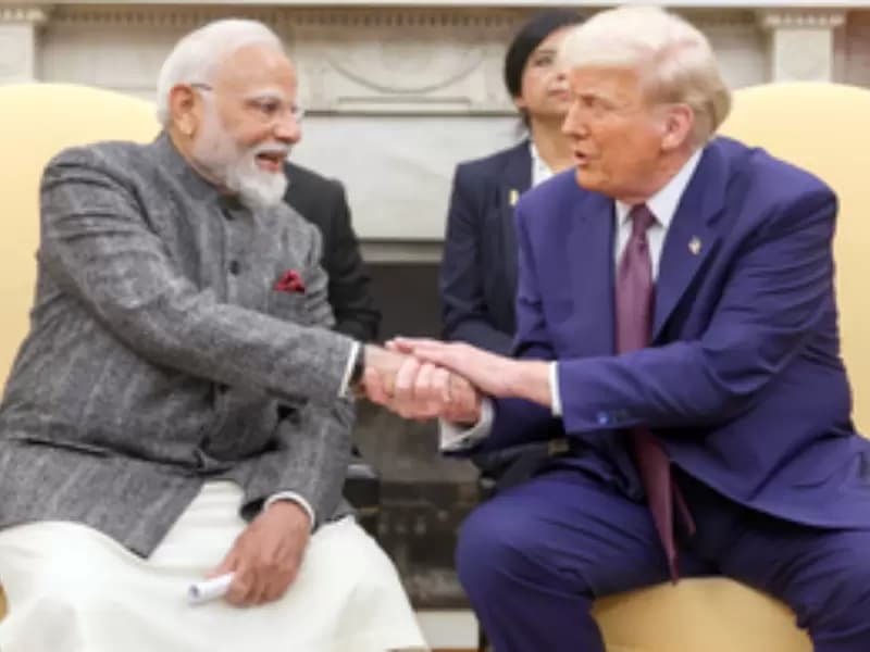Indian Prime Minister Narendra Modi and U.S. President Donald Trump