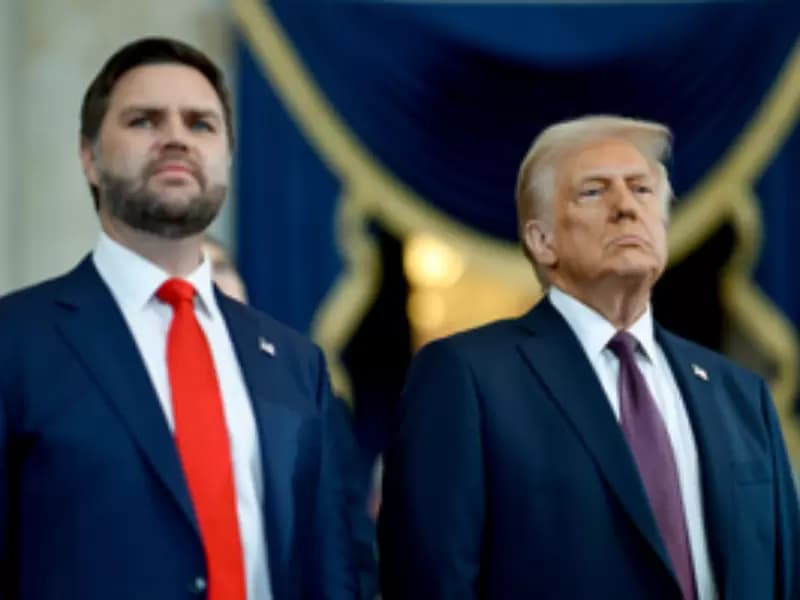 Vice President JD Vance and U.S. President Donald Trump 