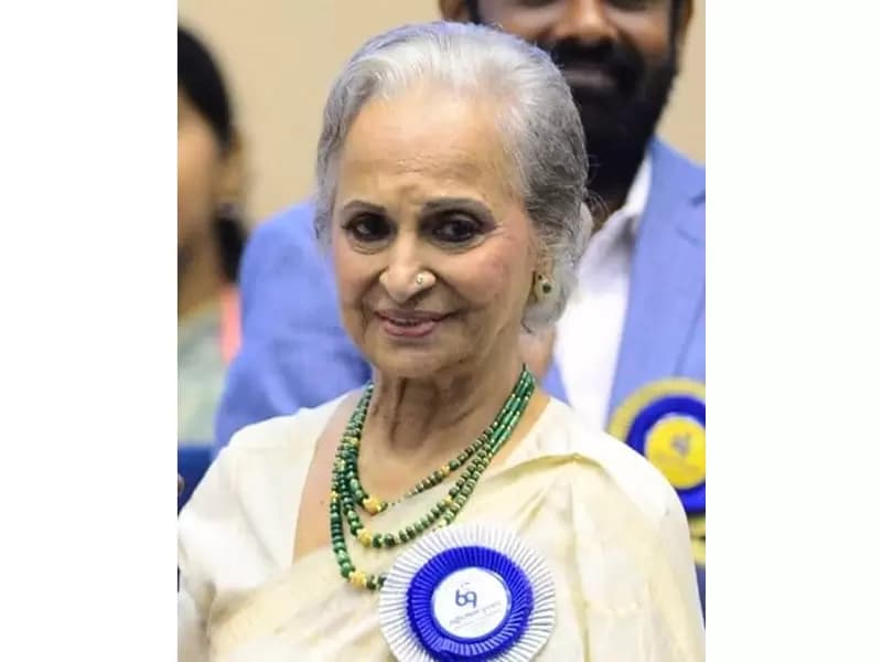 Legendary Bollywood actress Waheeda Rehman