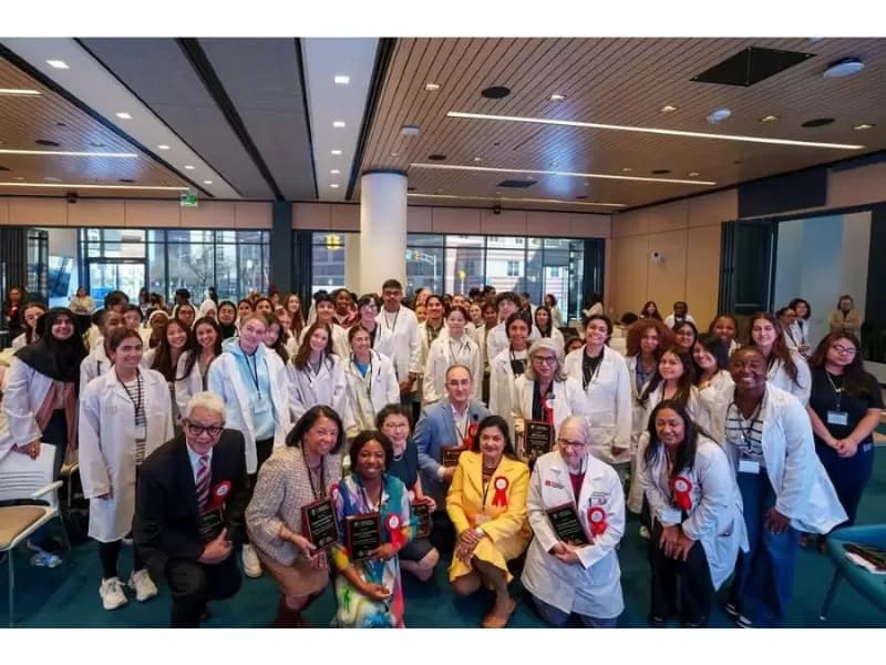 Students at the JWPA “Teens With Stethoscopes” program