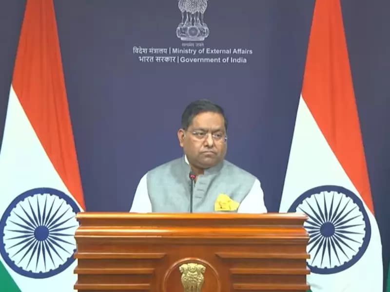 MEA spokesperson Randhir Jaiswal
