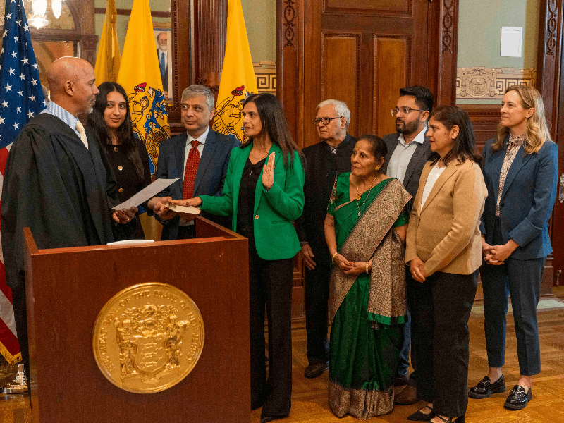 Priya Jain swearing-in as the NJDOT’s 21st commissioner