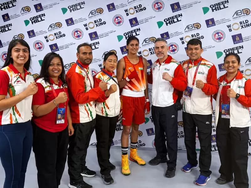 Indian boxers at the Asian Boxing Championship 2026