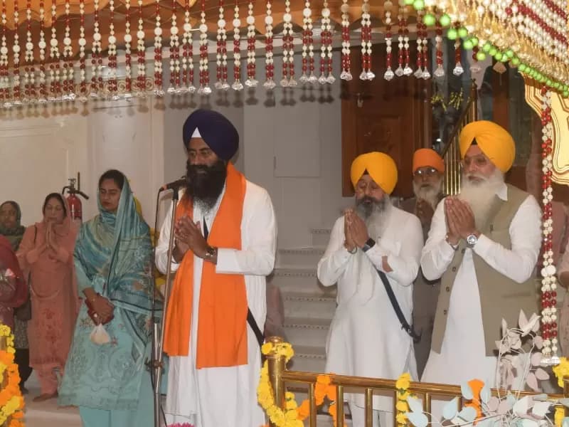 ਸ੍ਰੀ ਗੁਰੂ ਤੇਗ ਬਹਾਦਰ ਸਾਹਿਬ ਦੇ ਪ੍ਰਕਾਸ਼ ਪੁਰਬ ਮੌਕੇ ਗੁਰਦੁਆਰਾ ਗੁਰੂ ਕੇ ਮਹਿਲ ਵਿਖੇ ਹੋਏ ਗੁਰਮਤਿ ਸਮਾਗਮ