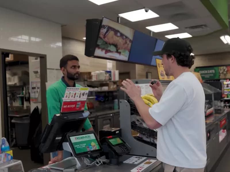 Screengrab from the video