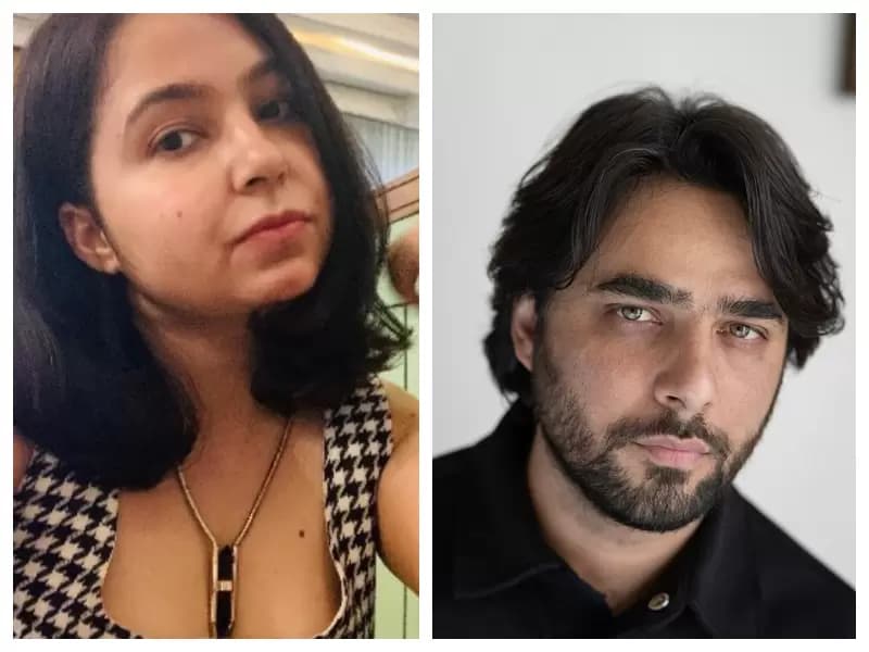 Romita Saluja and Ahmer Khan