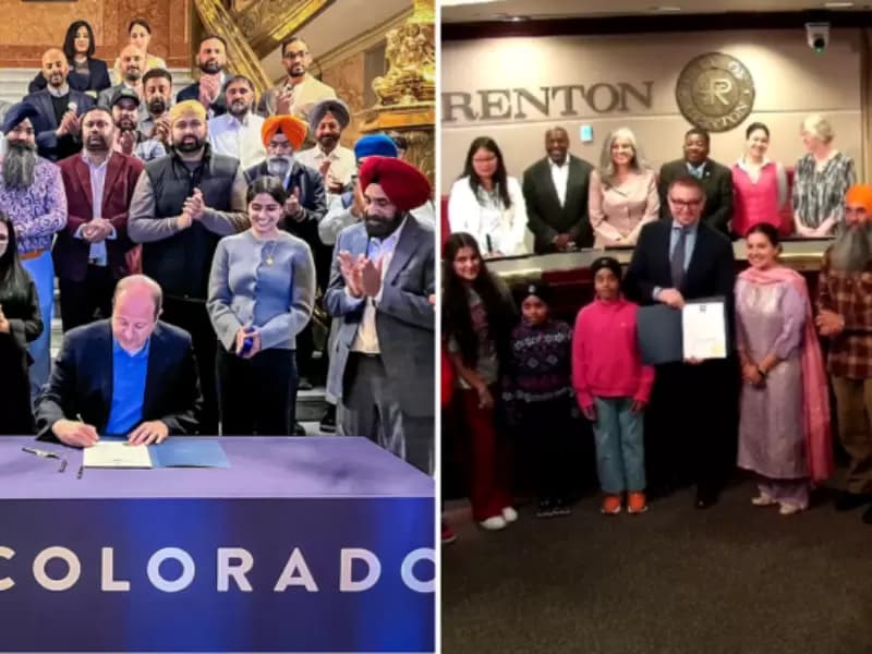 Signing of the proclaimation in Colorado/ Renton City Council recognising the proclaimation