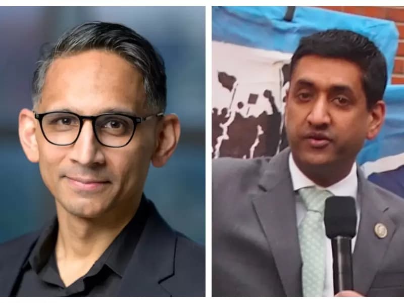 Dr. Vinod Balachandran and Congressman Ro Khanna