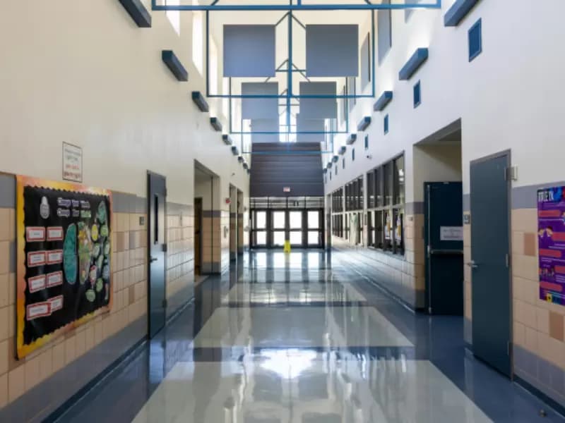Representative Image of School Corridor