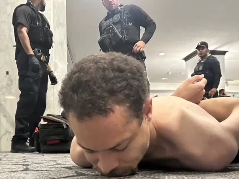 The lone gunman  was arrested after the incident