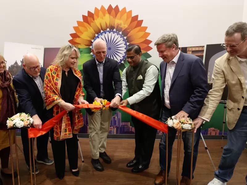 Inauguration of the Incredible India exhibition