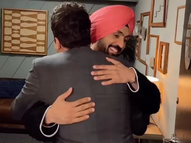 Diljit Dosanjh with Jimmy Fallon on The Tonight Show 