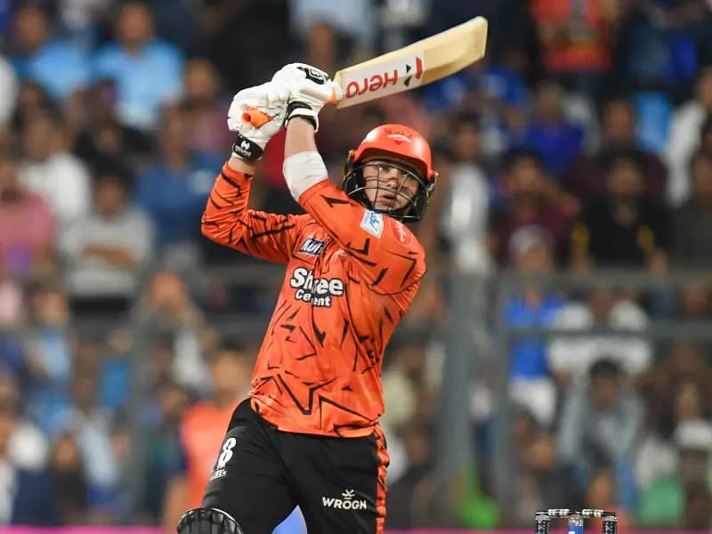 Sunrisers Hyderabad's Abhishek Sharma plays a shot during the Indian Premier League (IPL) 2026 match between Mumbai Indians and Sunrisers Hyderabad at the Wankhede Stadium in Mumbai on Wednesday, April 29, 2026. (Photo: IANS)