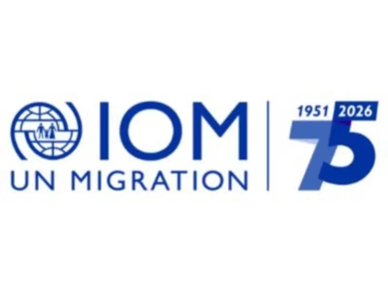 Logo of International Organisation for Migration 