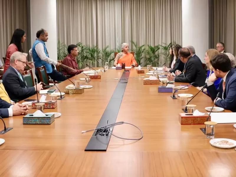 નાણામંત્રી નિર્મલા સીતારમણ યુએસ પરમાણુ ઉદ્યોગનું પ્રતિનિધિત્વ કરતા ઉચ્ચ સ્તરીય પ્રતિનિધિમંડળને મળ્યા