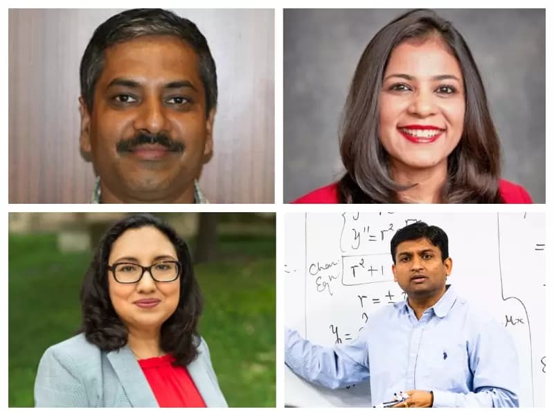 Clockwise: Dr. Pankaj Choudhary, Dr. Meghna Sabharwal, Jigarkumar Patel and Dr. Amandeep Sra
