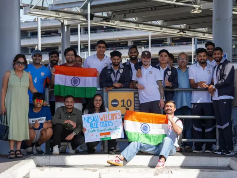 The Blue Tigers departed Bengaluru in the early hours of May 24