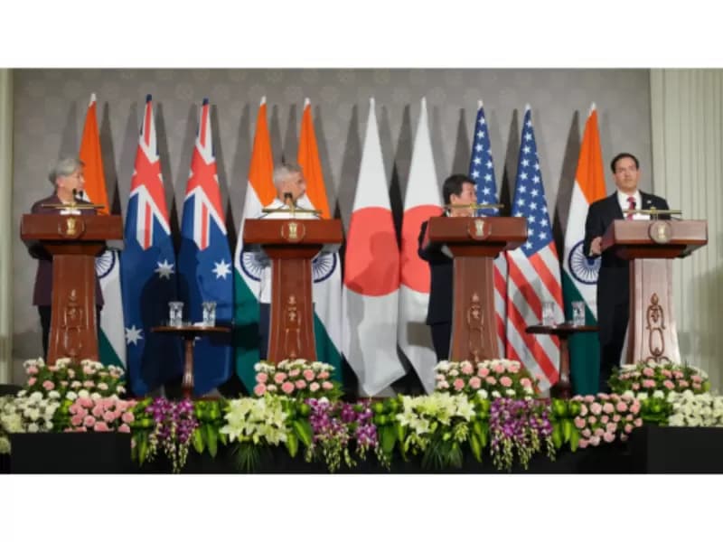 Quad Foreign Ministers Meeting in New Delhi on May 26