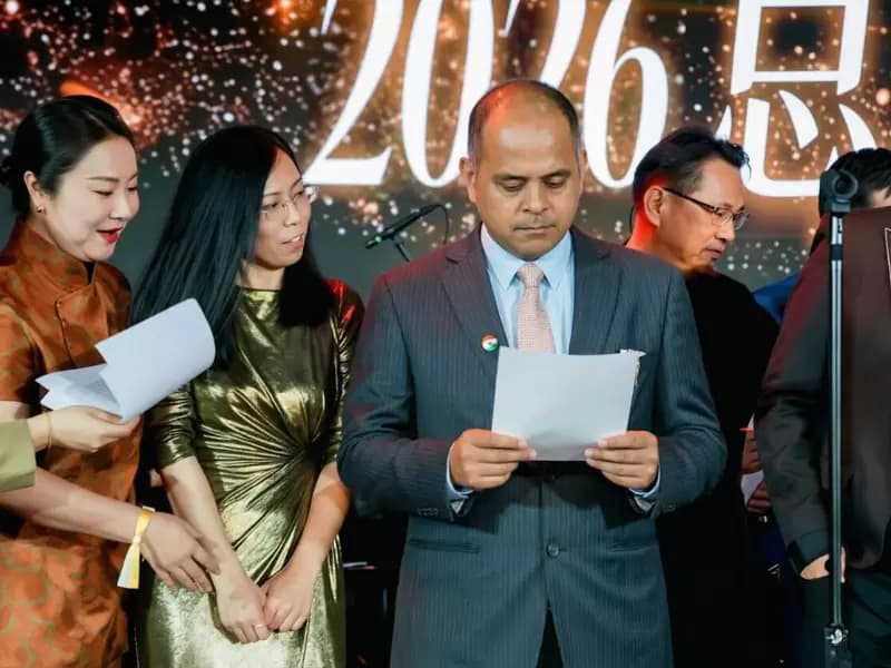 Consul General Pratik Mathur represented the country