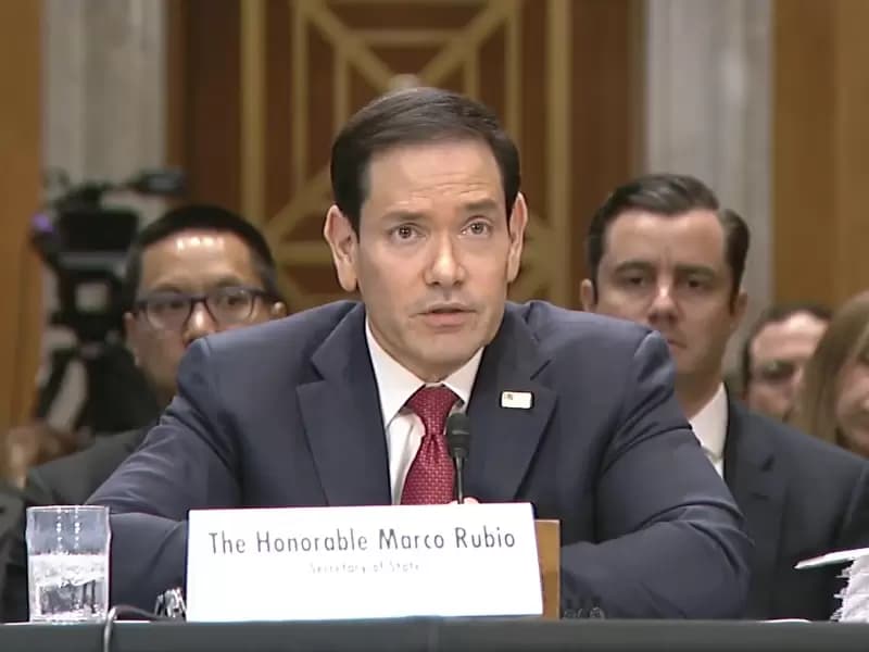 Secretary of State Marco Rubio. 