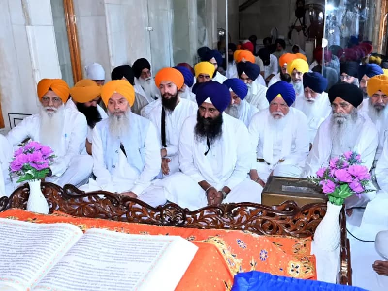 ਸ਼੍ਰੀ ਅਖੰਡ ਪਾਠ ਸਾਹਿਬ ਦੇ ਅਰੰਭਤਾ ਮੌਕੇ ਦੇ ਦ੍ਰਿਸ਼