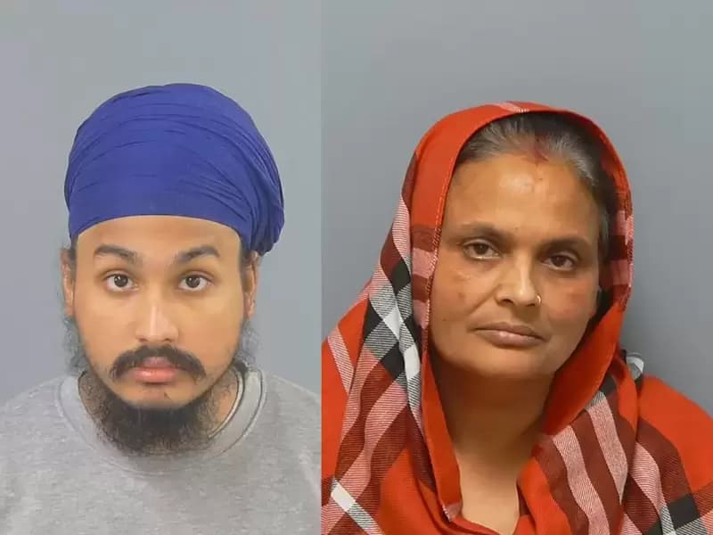 ਵਿਕਰਮ ਦਿਗਵਾ (ਖੱਬੇ) ਅਤੇ ਕਿਰਨ ਕੌਰ