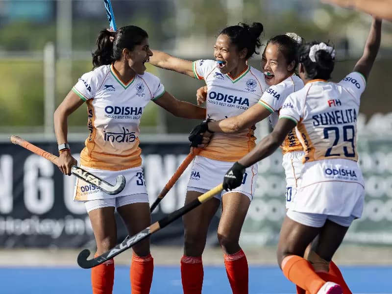 India's FIH Hockey Women's players