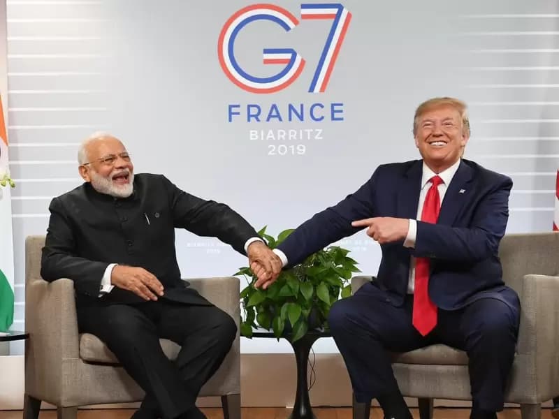 PM Modi with President Donald Trump