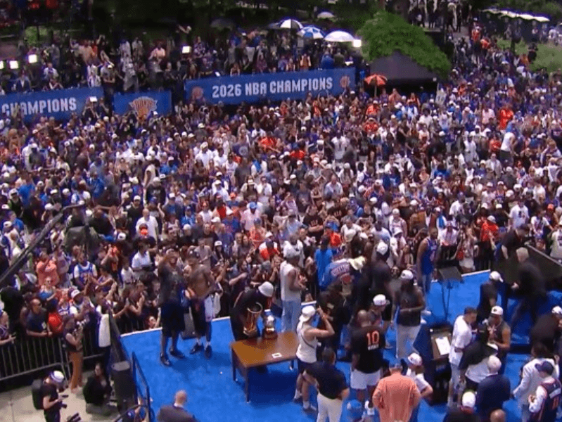 NYC Mayor Zohran Mamdani hosts City Hall Ceremony for NY Knicks
