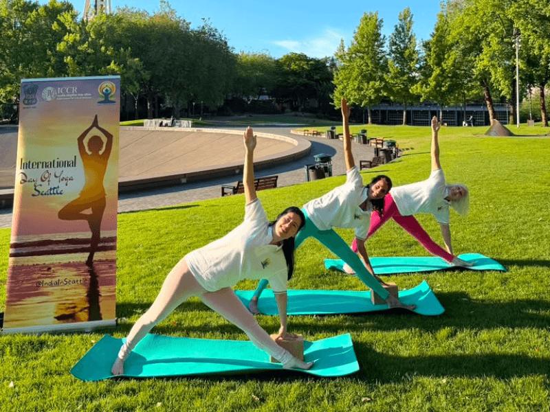 International Yoga Day celebration in Seattle