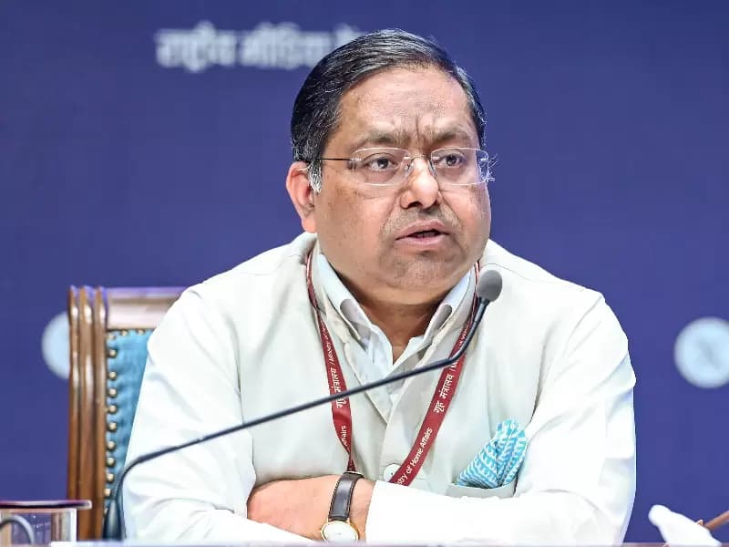 Additional Secretary, Ministry of External Affairs Randhir Jaiswal addresses the Inter-Ministerial Briefing on recent developments in West Asia at the National Media Centre, in New Delhi on Thursday, June 11, 2026. 