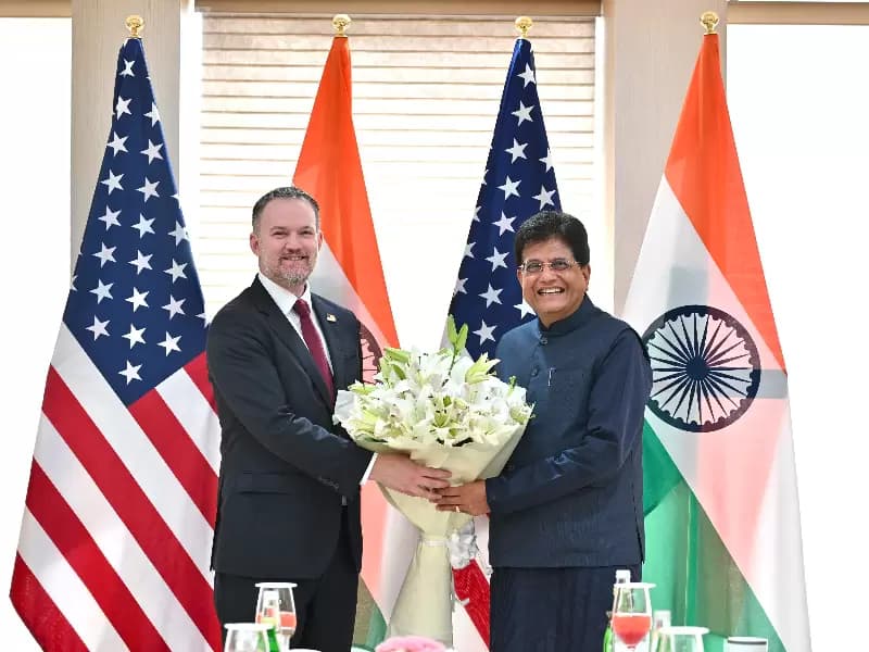 Piyush Goyal and Jamieson Greer