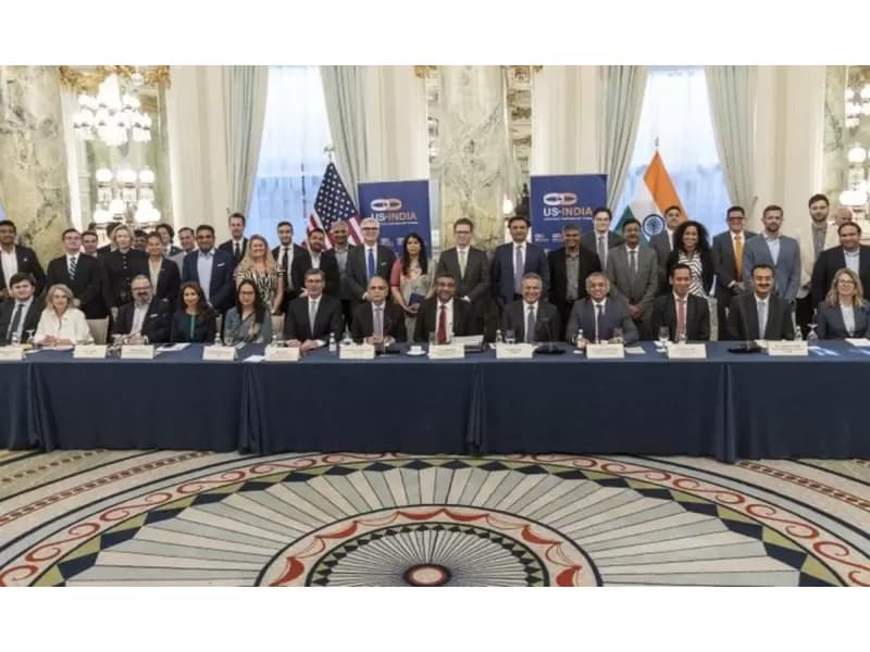 The roundtable brought together diplomats, policymakers, and industry leaders working in semiconductors, AI, quantum technologies, and critical minerals