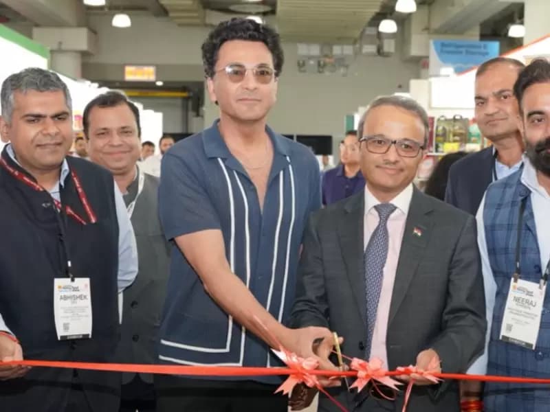 इंडिया पैविलियन में समारोहों का उद्घाटन। 