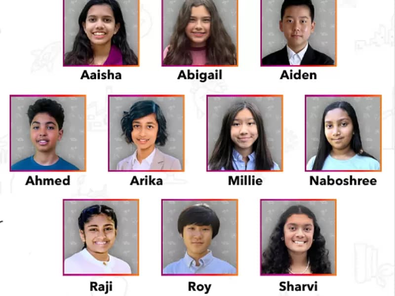 Five Indian-origin students are among the 10 finalists in the 2026 3M Young Scientist Challenge.