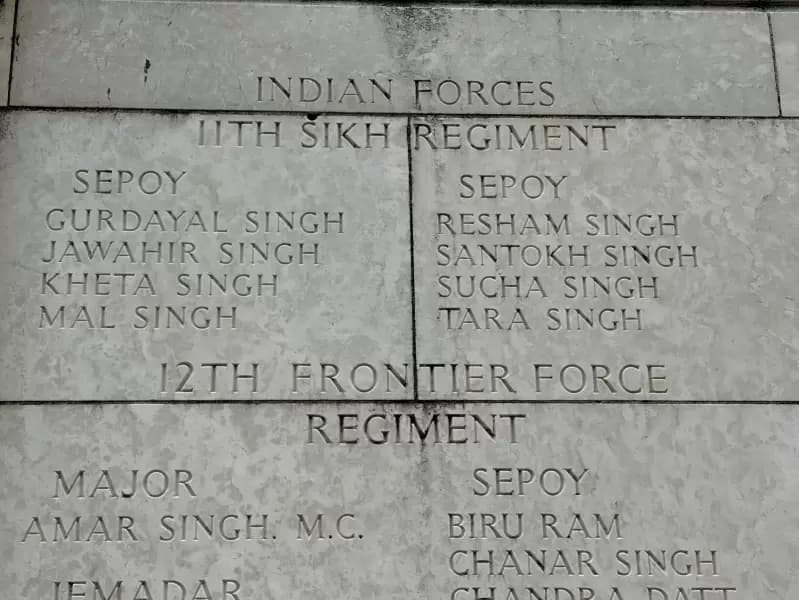 Sikh soldiers memorial