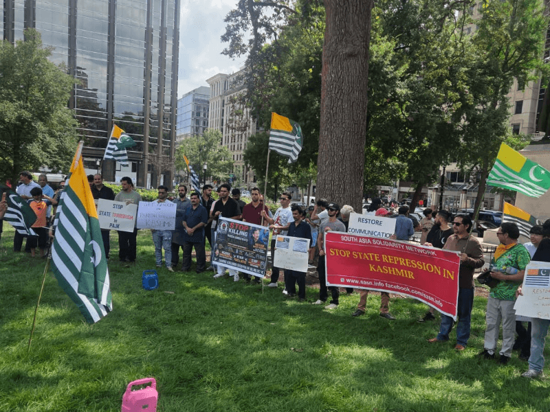 Glimpses of the protest
