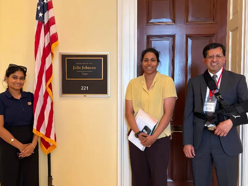 Rep. Julie Johnson joined a bipartisan group of lawmakers supporting H. Res. 69 in the House.