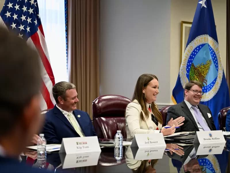 Agriculture Secretary Brooke Rollins presented the proposal before the Senate Appropriations Committee