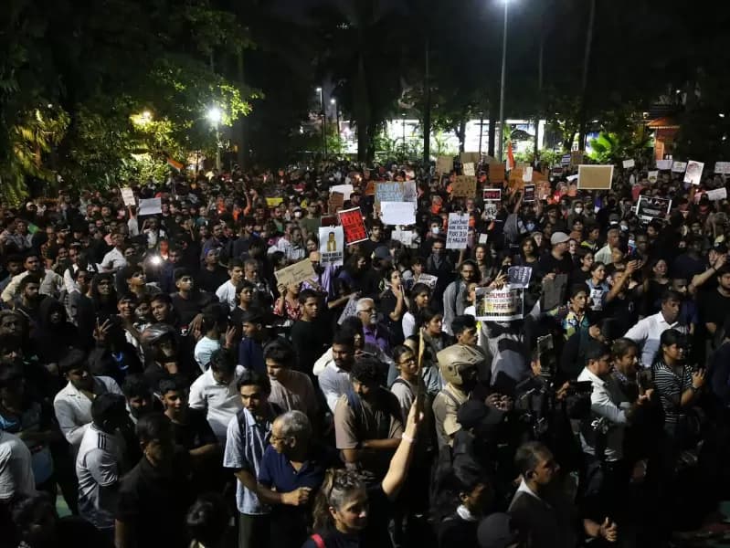 Youth protest in Goa as part of nationwide protests