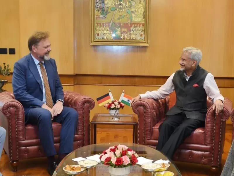 External Affairs Minister (EAM) S. Jaishankar and German Ambassador Philipp Ackermann