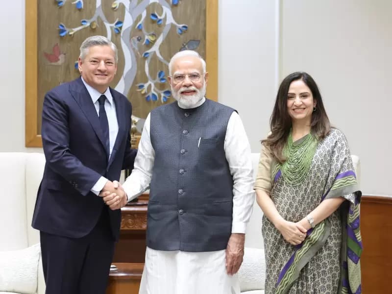 Co-CEO Ted Sarandos meets PM Modi