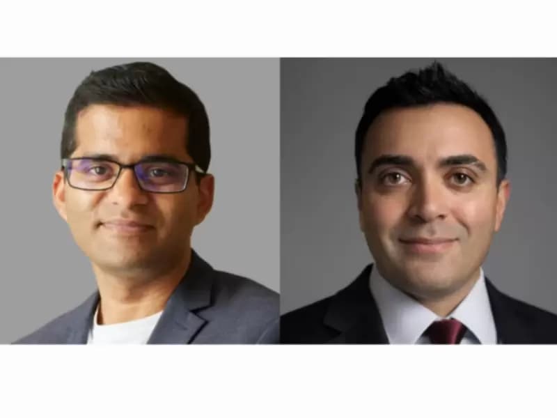 (L-R) Amber Nigam and Abraar Karan