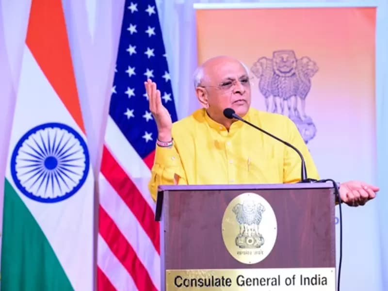 GujaGujarat CM calls for stronger link between diaspora talent and state industries in San Francisco 