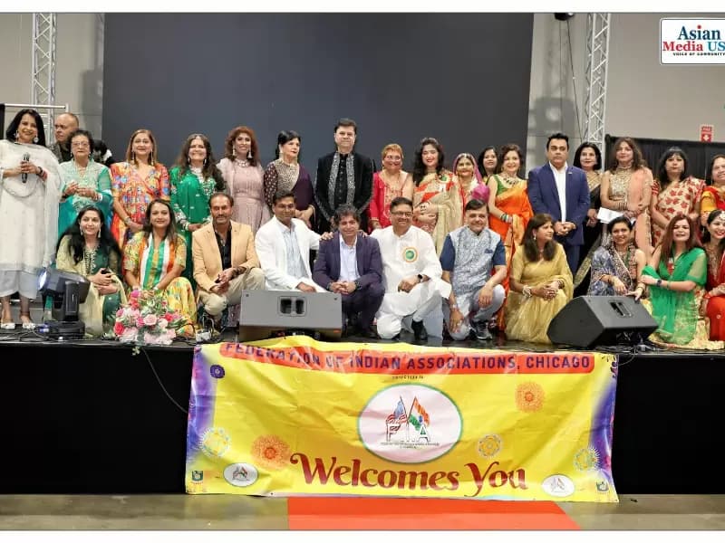 Left to Right:Avni Singh (Director/Singer), Team, Rita Shah (First Lady), Sunil Shah (Founder Chairman), Pinky Thakkar (Advisory Board), Richa Chand (President), Pratibha Jairath (Past President), Neil Khot (Vice Chairman), Anu Malhotra (Past President), Vinita Gulabani (Past President)