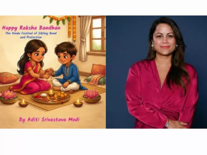 Aditi Srivastava Modi's new book "Happy Raksha Bandhan: The Hindu Festival of Sibling Bond and Protection”