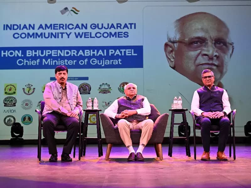 From GIFT City to semiconductors, Gujarat CM pitches state’s growth story to US diaspora